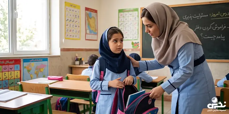 مسئولیت‌ پذیری به کودکان